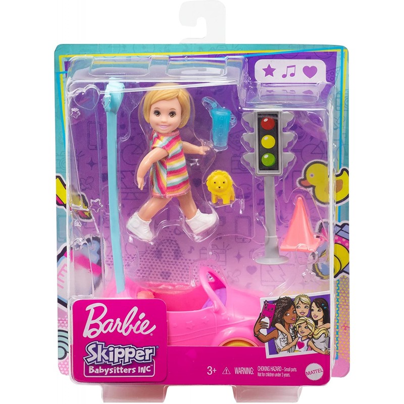 Barbie Skipper Babysitter Inc Toddler Girl and Car...