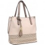 Bessie London Designer Lace Patterned Handbag