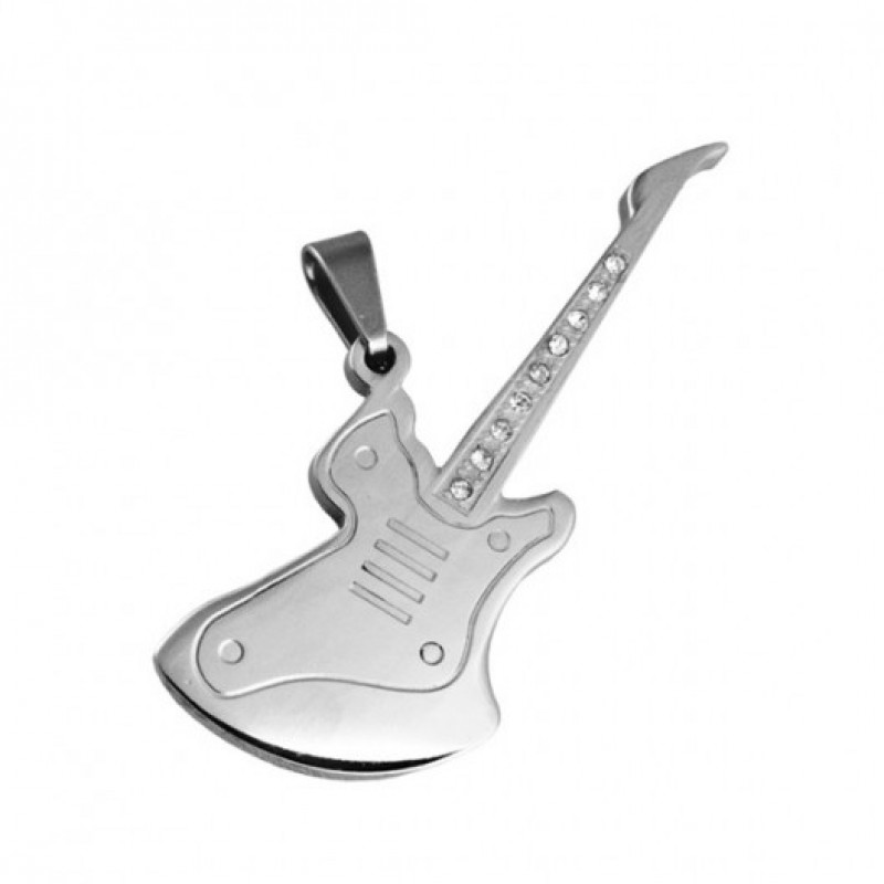 INSPIRIT Stainless Steel Guitar Pendant