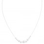 Sterling Silver Graduated Bead Necklace 