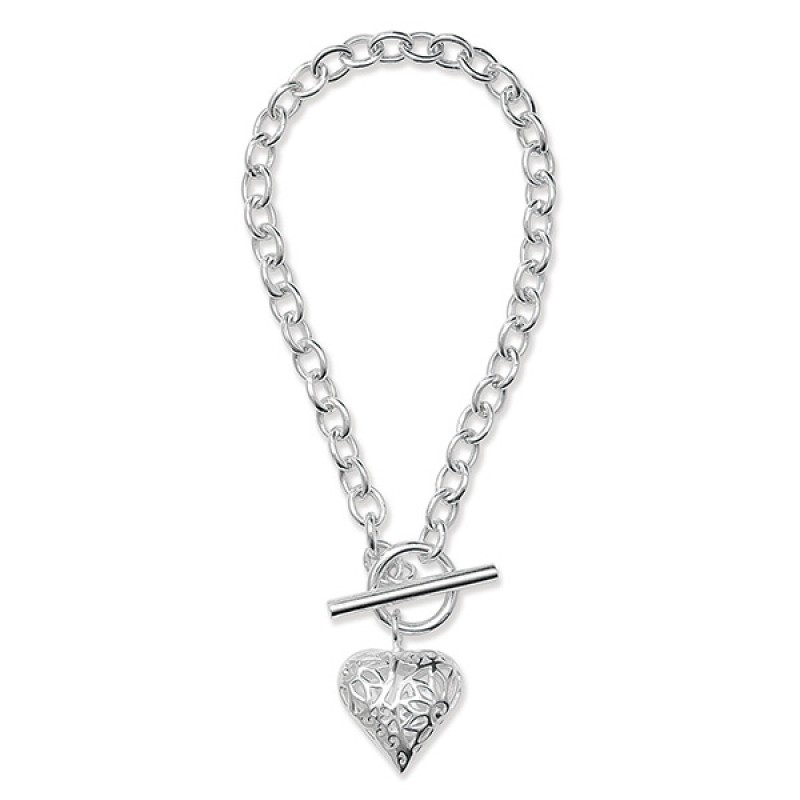 Sterling Silver T Bar Bracelet