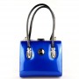 Peach Designer Electric Blue Handbag