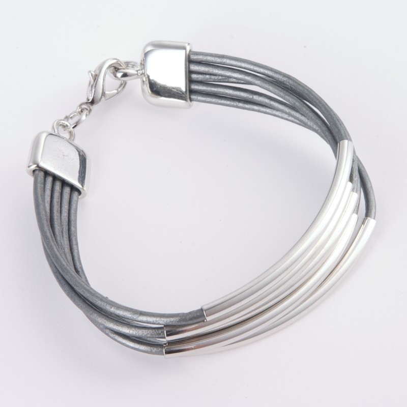Alana Leather Multi Strand Bracelet
